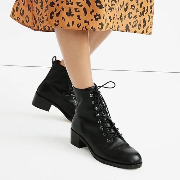 SOLD Madewell Patti boot Sz 8 Black Leather - Picture 10 of 11
